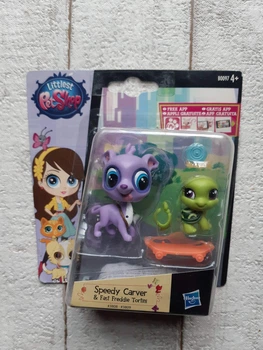 Игровой набор Littlest Pet Shop Зверюшка и ее малыш Speedy Carner & Fast Freddie Toztini Hasbro B0097