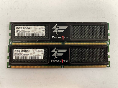 Оперативная память OCZ DDR2 4Gb Kit (2*2Gb) 1066MHz PC3-8500 Б/У