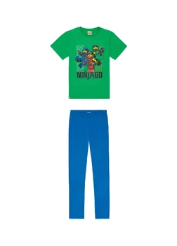 Піжама (футболка і штани) для хлопчика Disney Lego 394525 122-128 см (6-8 years) Різнобарвний