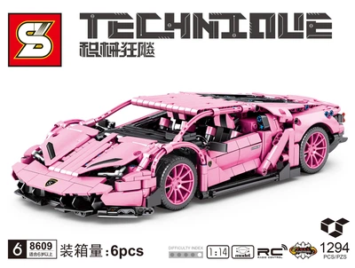 Конструктор Technique 8609 машина Lamborghini, масштаб 1:14, 1294 детали