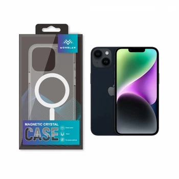 Силиконовый чехол Monblan iPhone 14 Magnetic Crystal Series