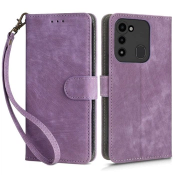 Чехол-книжка Deexe Delta Book для Tecno Spark 8C (KG5k) / Spark Go 2022 (KG5m) - Purple