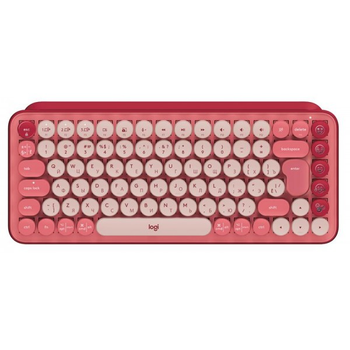 Клавіатура Logitech Pop Wireless Heartbreaker Rose (920-010718)