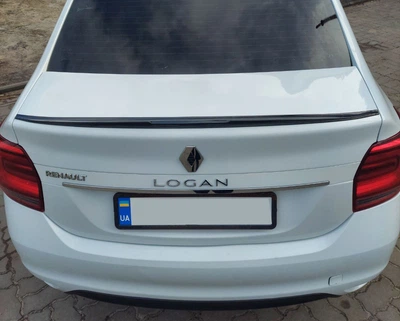 Dacia Logan II 2013-2022 Спойлер LIP Sunplex черный (118,5 см x 5,5 см)