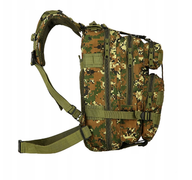 Рюкзак штурмовой на плечи мужской ранец NILS система Molle Пиксельный камуфляж 30 л хранение и защита вашего снаряжения прочный и удобный для ношения в течение всего дня