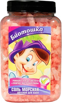 Дитяча морська сіль для ванн "Біотошка" Bioton Cosmetics Sea Salt 750g (877772-794666-2)