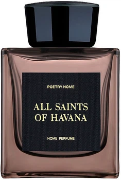 Аромадиффузор Poetry Home All Saints of Havana Black Square 100ml (100ml, 250ml, 500ml, 1000ml) (892821-998129-2)