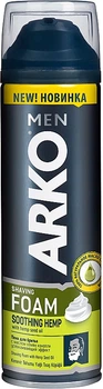 Пена для бритья с маслом семян конопли ARKO Men Shaving Foam Comfort 200ml (200ml) (906507-825251-2)