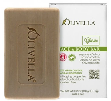 Мыло твердое для лица и тела на основе оливкового масла Olivella Face & Body Bar 100g (807401-751166-2)
