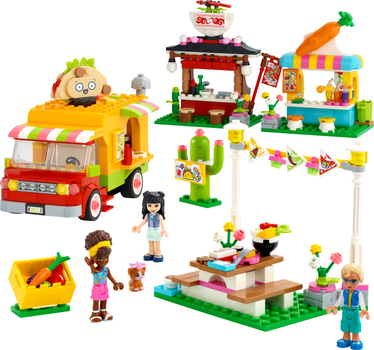 Конструктор LEGO Friends Ринок вуличної їжі 592 деталі (41701)