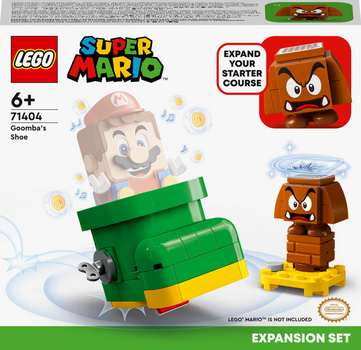 Конструктор LEGO Super Mario Додатковий набір Черевик Гумби 76 деталей (71404)