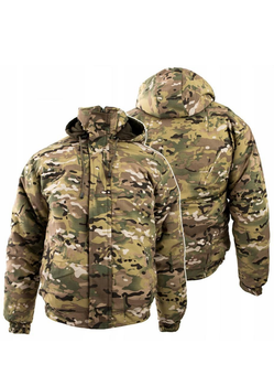Военная тактическая утепленная зимняя куртка Камуфляж XL