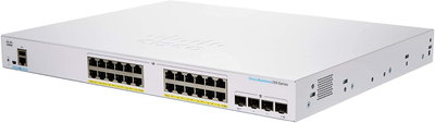 Комутатор Cisco CBS250-24FP-4G-EU