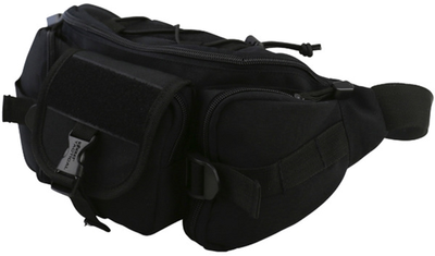 Сумка на пояс Kombat Tactical Waist Bag Чорний (kb-twb-blk)