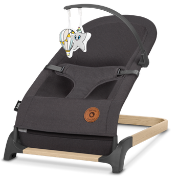 Детский шезлонг Lionelo JUNE AIR GREY GRAPHITE