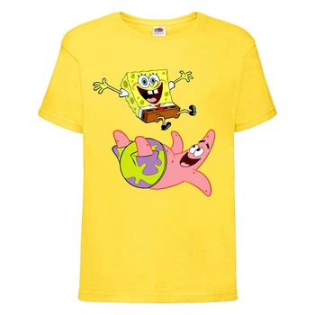 Футболка дитяча Спанч Боб (Sponge Bob) жовта 152 см