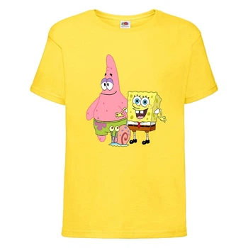 Футболка дитяча Спанч Боб 1 (Sponge Bob) жовта 152 см