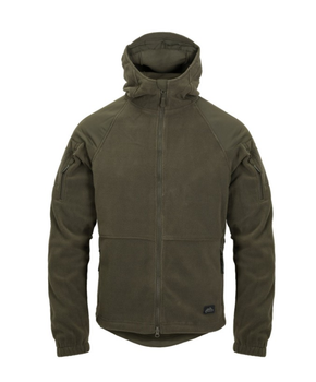 Куртка толстовка флисовая Cumulus Jacket - Heavy Fleece Helikon-Tex Taiga Green L Тактическая мужская