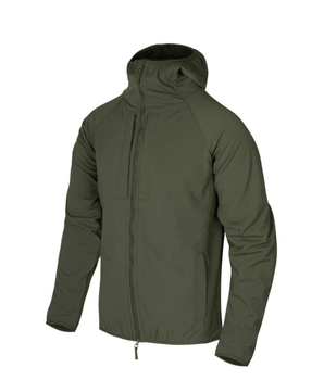Куртка гібридна міська Urban Hybrid Softshell Jacket Helikon-Tex Taiga Green M Тактична