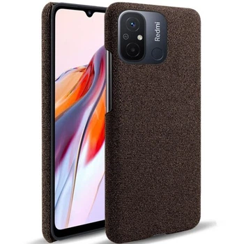 Защитный чехол KSQ Cloth Style для Xiaomi Redmi 12C - Brown