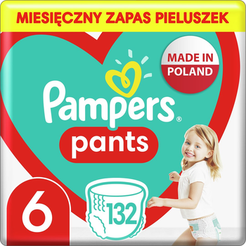 Підгузки-трусики Pampers Pants MTH Розмір 6 (15+ кг) 132 шт (8006540068632)