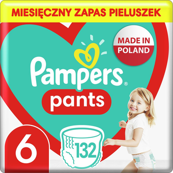 Pieluchomajtki Pampers MTH Rozmiar 6 (15+ kg) 132 szt. (8006540068632)