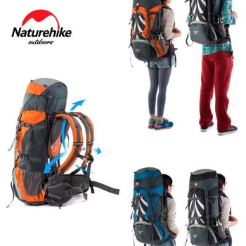 Рюкзак туристический Naturehike NH70B070-B 70+5 л Orange (6927595709016)