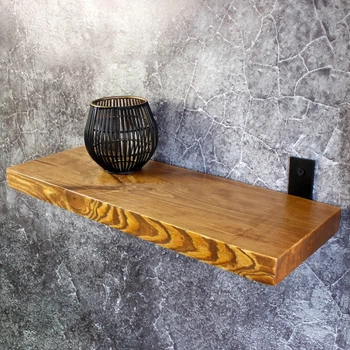 Полка Настенная DVK 500х150х32 мм Rustic Сосна цвет Дуб 1шт.