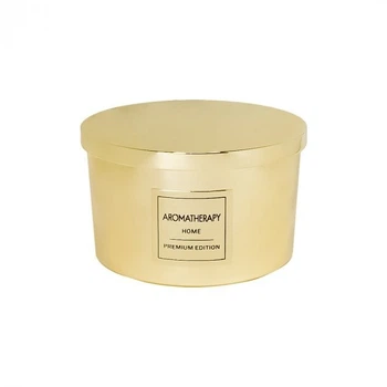 Ароматическая свеча Pepco Home Luxury Candle (золотая)