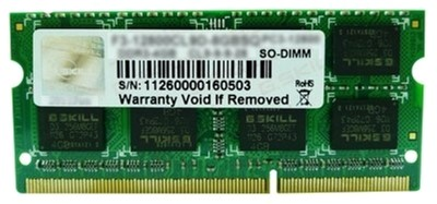 RAM G.Skill SODIMM DDR3-1333 8192MB PC3-10666 (F3-1333C9S-8GSA)