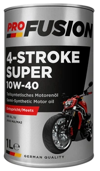 4-х тактное полусинтетическое моторное масло ProFusion 4-Stroke Super 10W-40 1 л