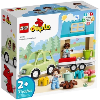 Конструктор LEGO DUPLO Town Сімейний будинок на колесах 31 деталь (10986)