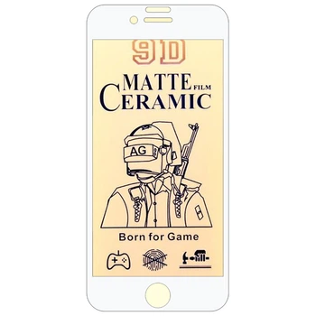 Защитное стекло Ceramic Matte iPhone 7/8/SE (2020) White