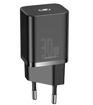 Сетевое зарядное устройство Baseus Super Si Quick Charger 1C 30W EU Black (CCSUP-J01)