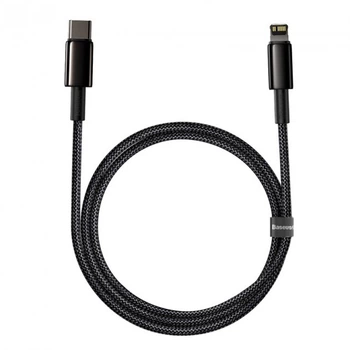 Кабель Baseus Tungsten Gold Fast Charging Data Cable Type-C to iP PD 20W 1m Black (CATLWJ-01)