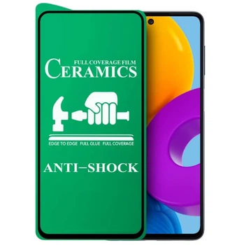 Защитное стекло Ceramic Samsung M52 Black