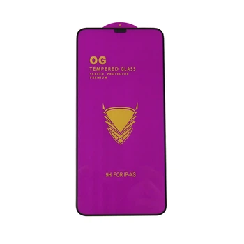 Защитное стекло OG (В упаковке) Apple iPhone X/XS/11 Pro Black