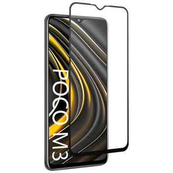 Защитное стекло 5D Xiaomi Poco M3/Redmi 9T Black