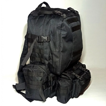 Тактичний рюкзак KUROK 55 л Black