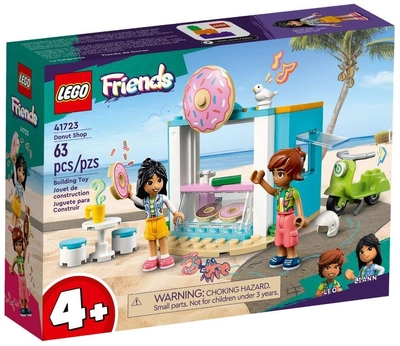 Zestaw klocków LEGO Friends Cukiernia z pączkami 63 elementy (41723)