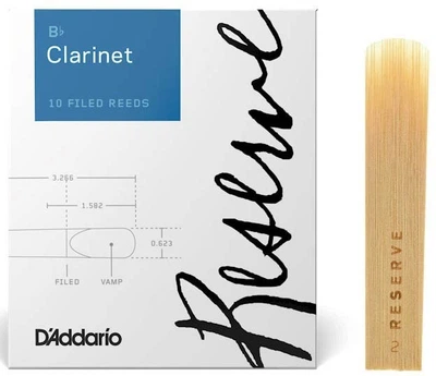 Трость для кларнета D'Addario Reserve Bb Clarinet #2.0 (1шт)