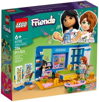 Zestaw klocków LEGO Friends Pokój Liann 204 elementy (41739)