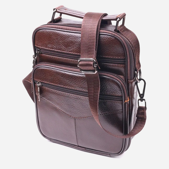 Сумка-планшет чоловіча шкіряна Vintage 21276 Коричнева (leather-21276)