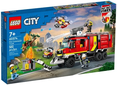 Zestaw klocków LEGO City Pojazd straży pożarnej 502 elementy (60374)