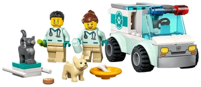 Zestaw klocków LEGO City Karetka weterynaryjna 58 elementów (60382)