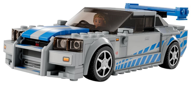 Конструктор LEGO Speed Champions Подвійний форсаж Nissan Skyline GT-R (R34) 319 деталей (76917)