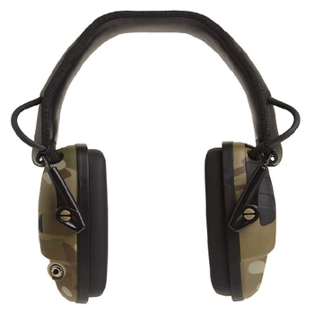 Навушники активні шумоподавляючі Impact Sport R-02526 Multicam Мультикам тактичні для стрільби
