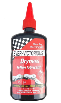 Смазка цепи велосипеда тефлоновая Ever-Victorious Dryness Teflon lubricant, YOU-011, объем 120 мл