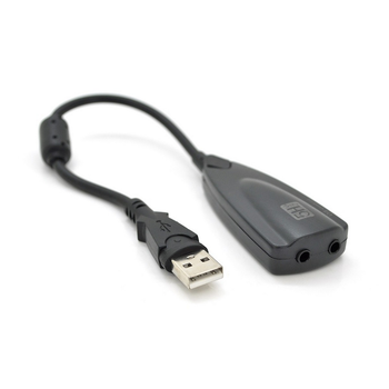 Звуковая карта Voltronic USB-sound card (7.1) 3D sound Black (YT-SC-7.1/07386)