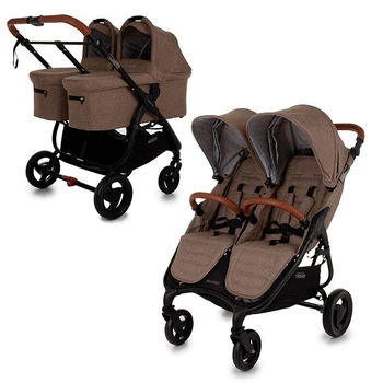 Універсальна коляска для двійні 2 в 1 Valco Baby Snap DUO Trend Cappuccino